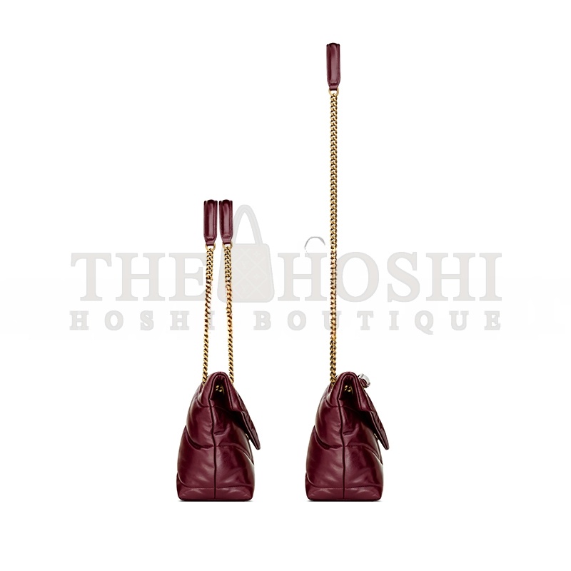 Y51 PUFFER SMALL IN SHINY LEATHER 577476AAFE16593 (29*17*11cm) Master Quality